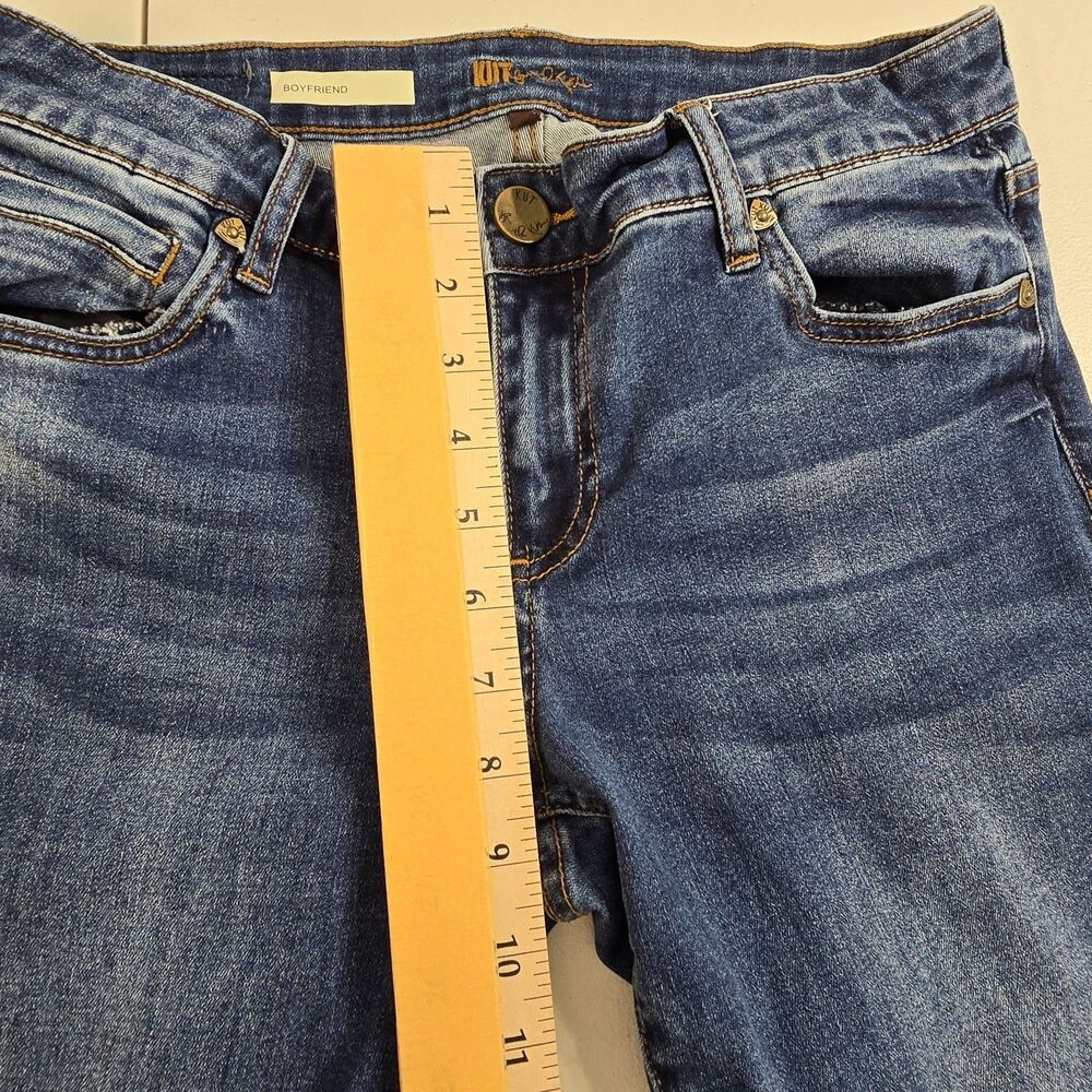 Kut From The Kloth Boyfriend Jeans Denim Women's Size 4 (31 X29 ) Mid Rise - Picture 5 of 14